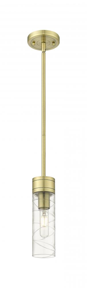 Boreas - 1 Light - 3 inch - Antique Brass - Stem Hung - Mini Pendant