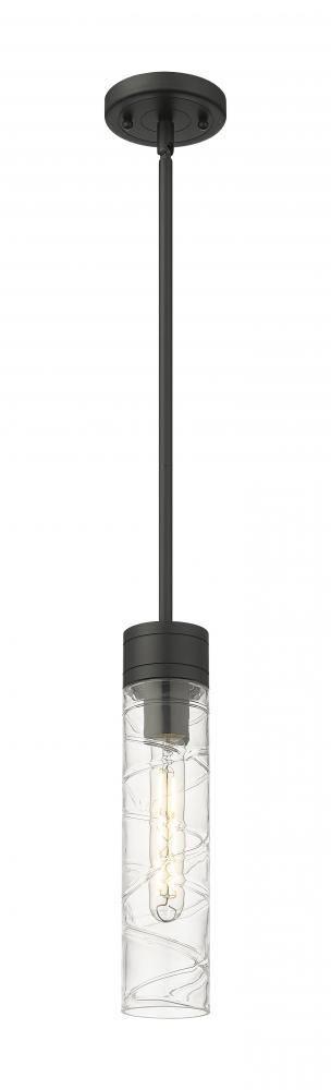 Boreas - 1 Light - 3 inch - Matte Black - Stem Hung - Mini Pendant