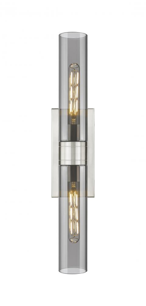 Boreas - 2 Light - 24 inch - Satin Nickel - Bath Vanity Light