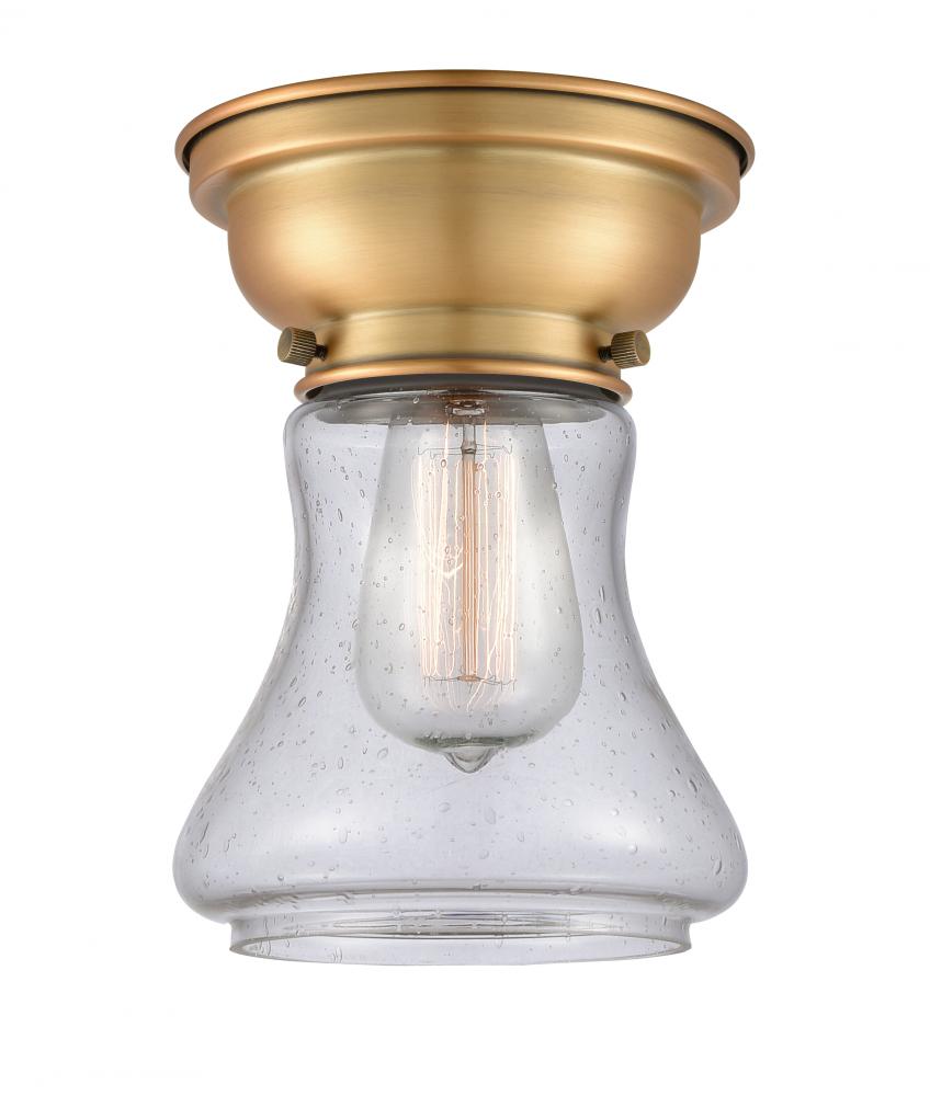 Bellmont - 1 Light - 6 inch - Brushed Brass - Flush Mount