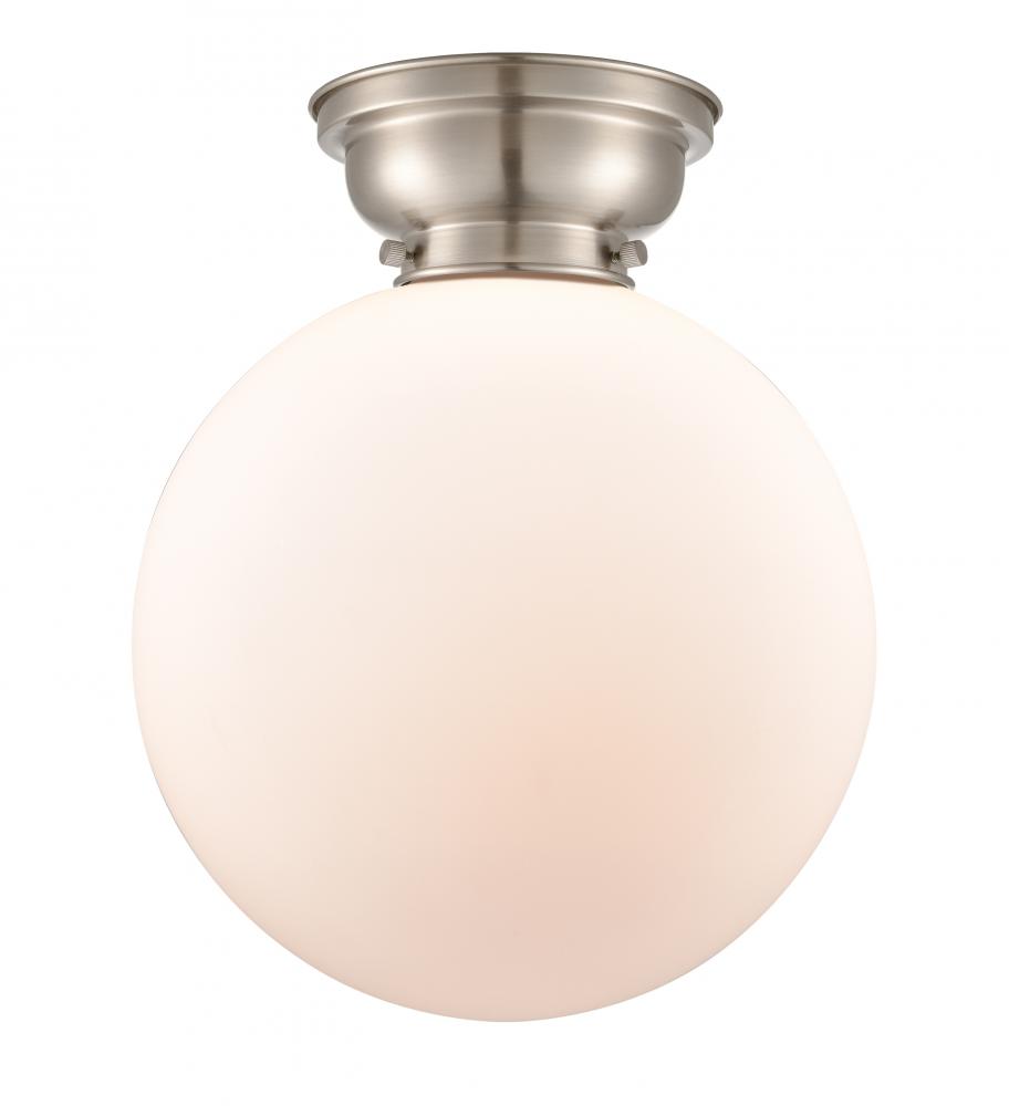 Beacon - 1 Light - 12 inch - Brushed Satin Nickel - Flush Mount
