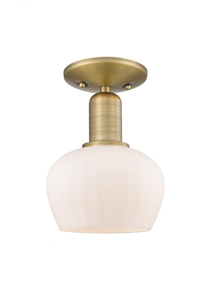 Fenton - 1 Light - 7 inch - Polished Chrome - Semi-Flush Mount
