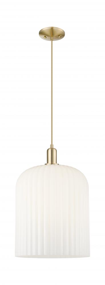 Bridal Veil - 1 Light - 12 inch - Champagne Bronze - Cord hung - Mini Pendant