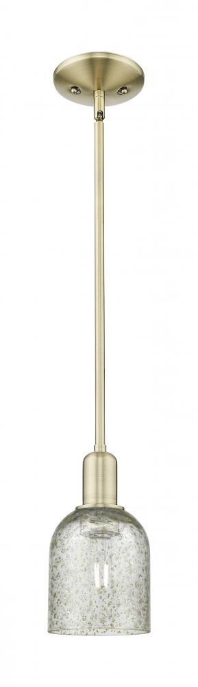 Caledonia - 1 Light - 5 inch - Polished Chrome - Stem hung - Mini Pendant