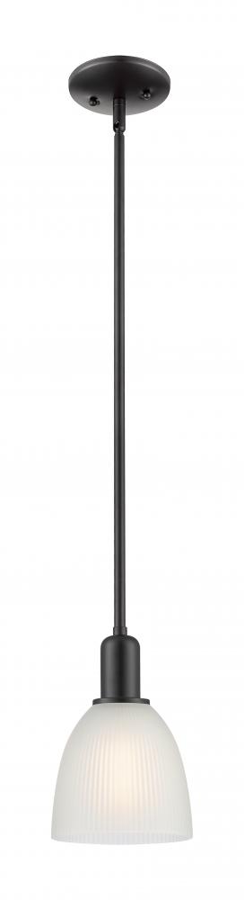 Castile - 1 Light - 6 inch - Black Antique Brass - Stem hung - Mini Pendant