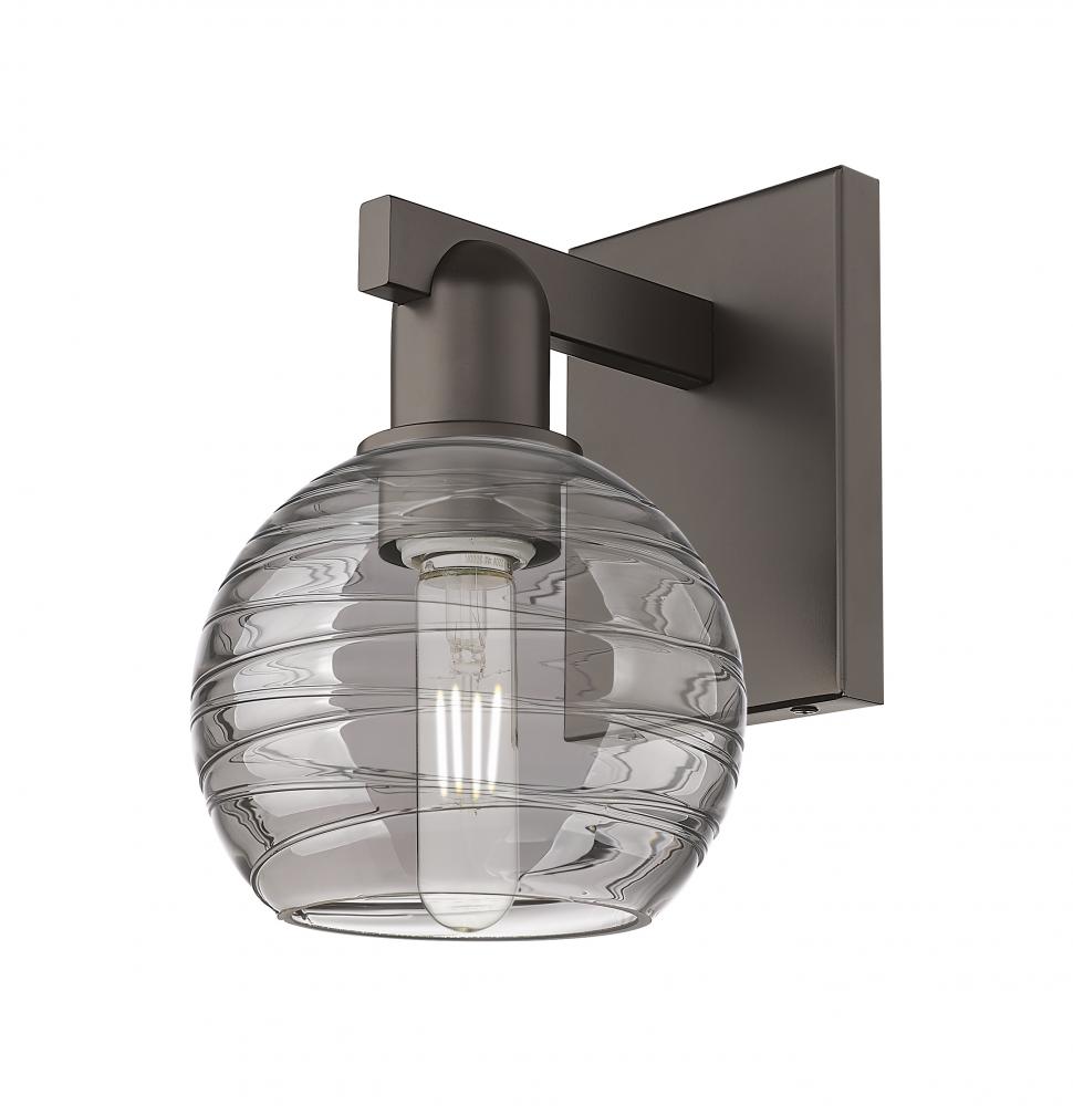 Athens Deco Swirl - 1 Light - 6 inch - Oil Rubbed Bronze - Sconce