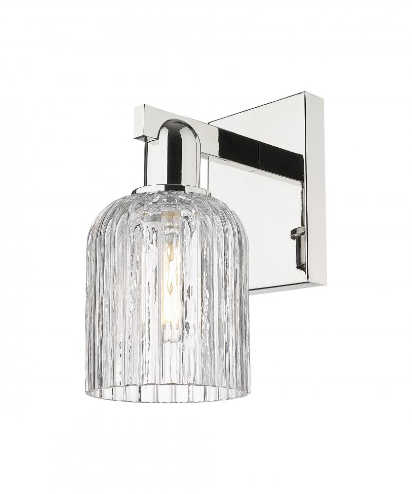 Bridal Veil - 1 Light - 6 inch - Polished Nickel - Sconce