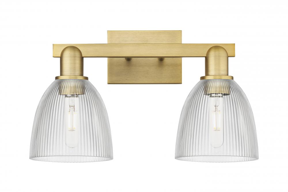 Castile - 2 Light - 17 inch - Black Antique Brass - Bath Vanity Light