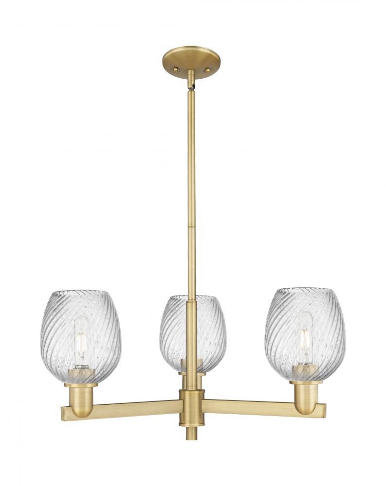 Salina - 3 Light - 28 inch - Oil Rubbed Bronze - Stem hung - Flush Mount