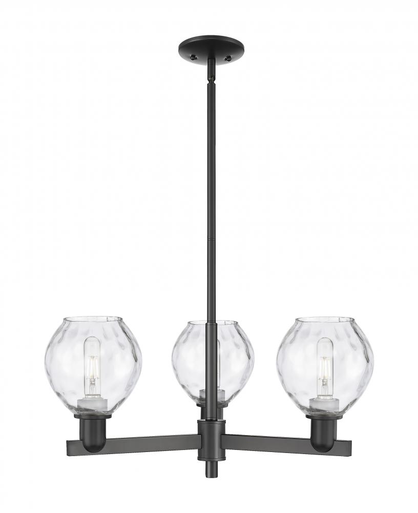 Waverly - 3 Light - 28 inch - Champagne Bronze - Stem hung - Flush Mount
