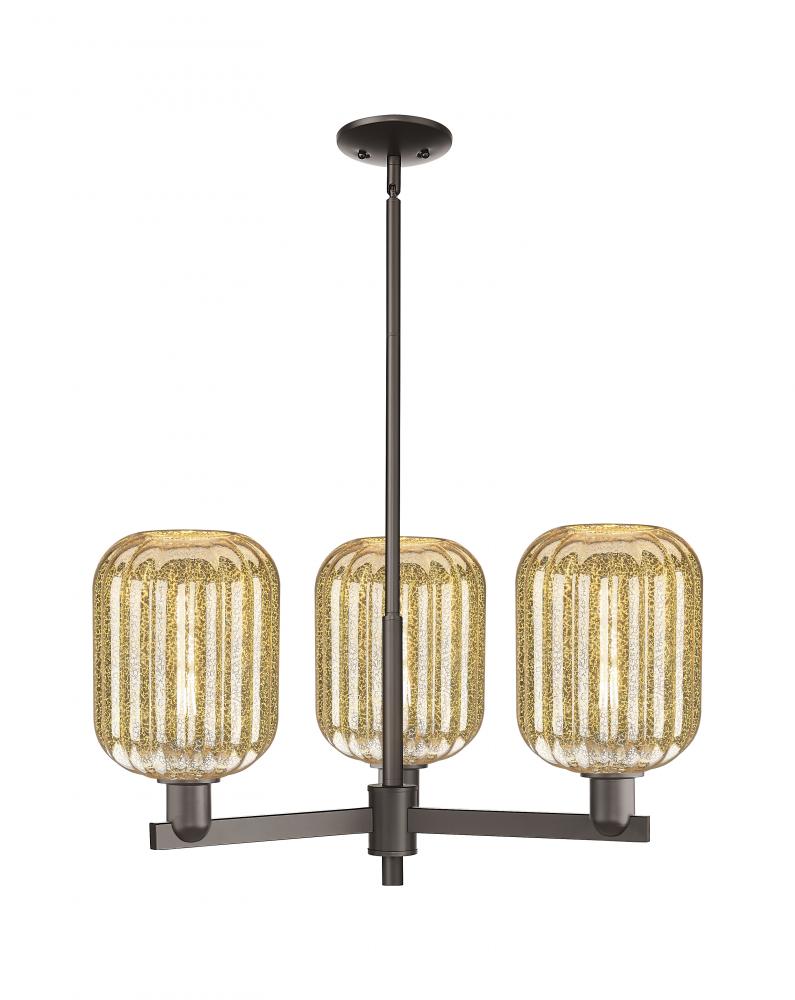 Preston - 3 Light - 18 inch - Oil Rubbed Bronze - Flush Mount