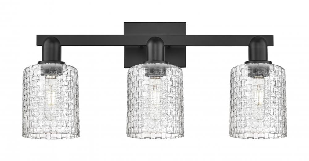 Cobbleskill - 3 Light - 24 inch - Polished Chrome - Bath Vanity Light