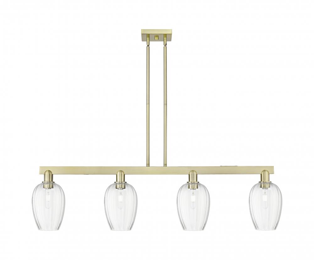 Preston - 4 Light - 48 inch - Oil Rubbed Bronze - Cord hung - Island Light