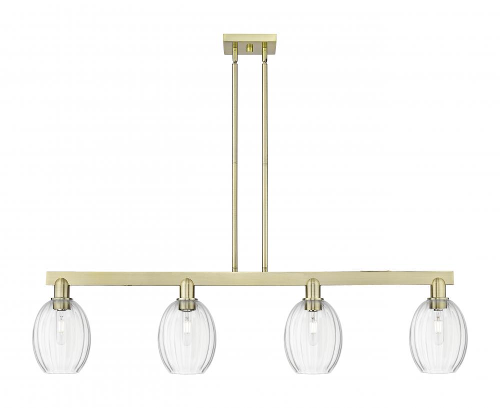 Preston - 4 Light - 48 inch - Antique Copper - Cord hung - Island Light