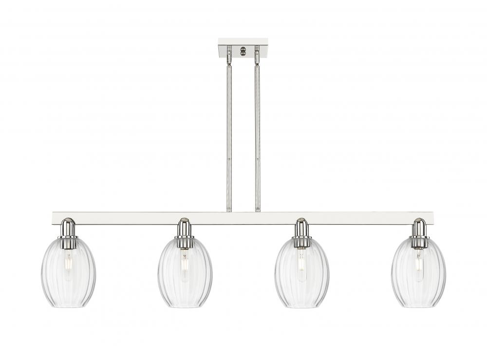 Preston - 4 Light - 48 inch - Polished Nickel - Cord hung - Island Light