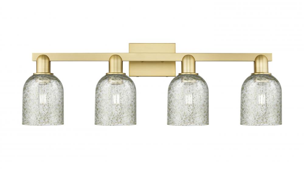 Caledonia - 4 Light - 32 inch - Satin Gold - Bath Vanity Light