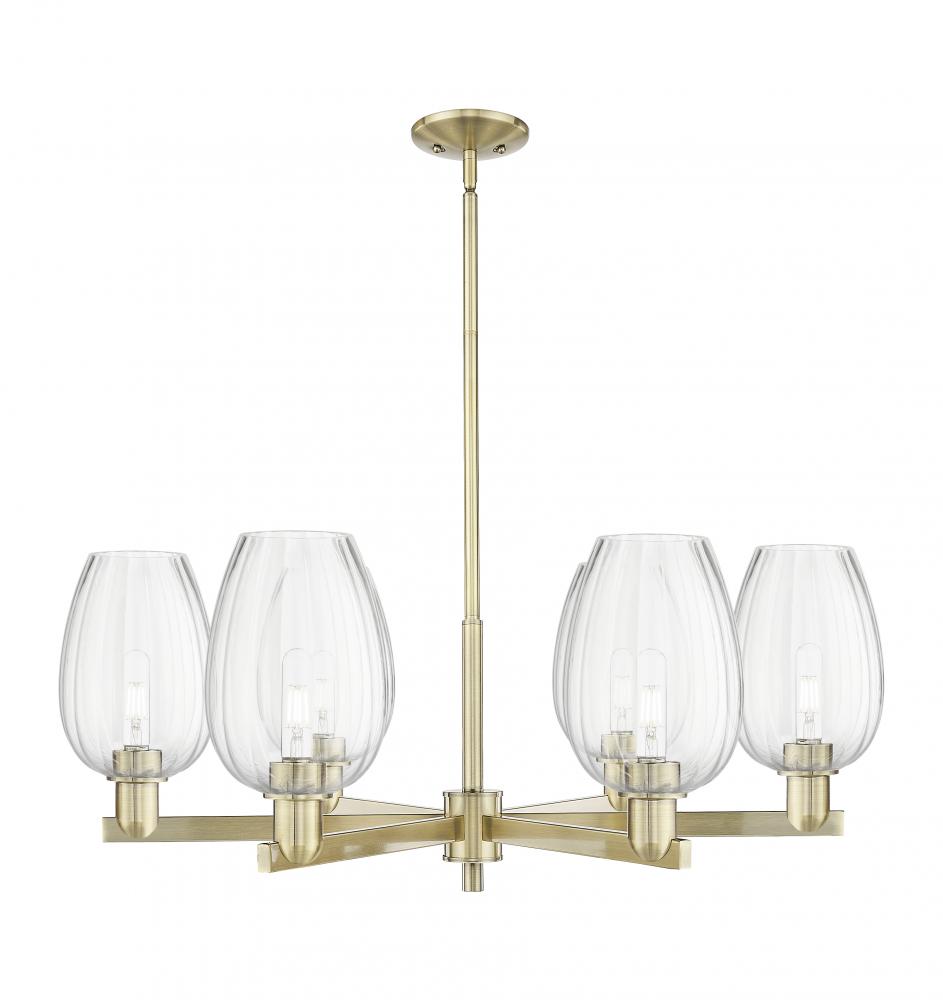 Preston - 6 Light - 24 inch - Polished Chrome - Chandelier