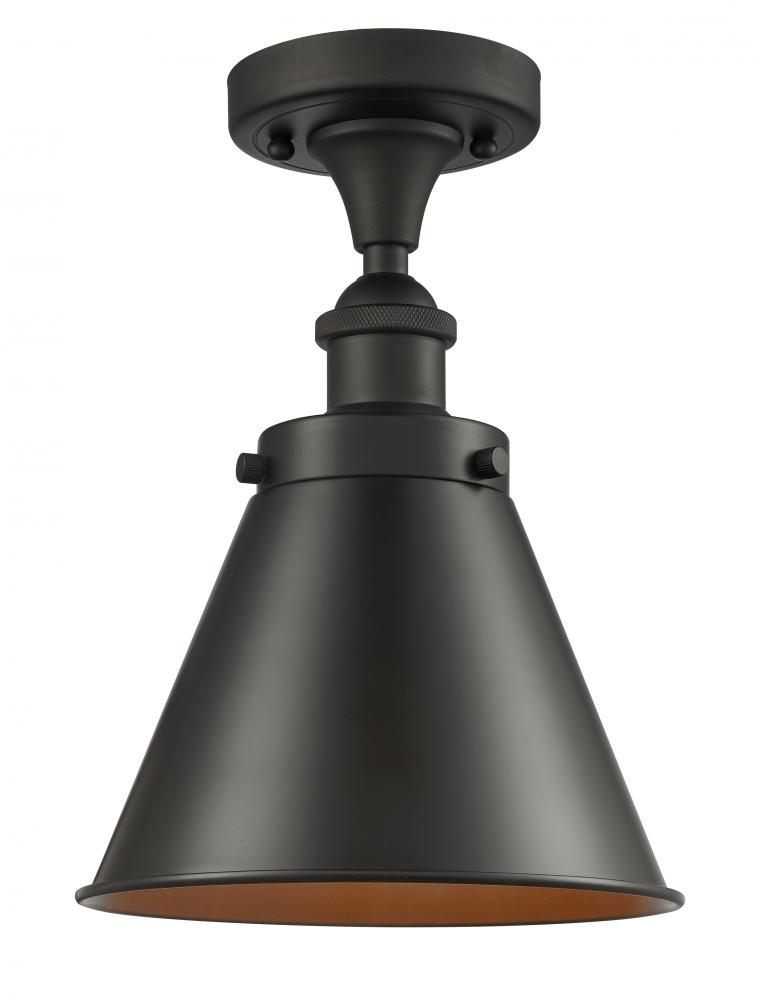 Appalachian - 1 Light - 7 inch - Oil Rubbed Bronze - Semi-Flush Mount