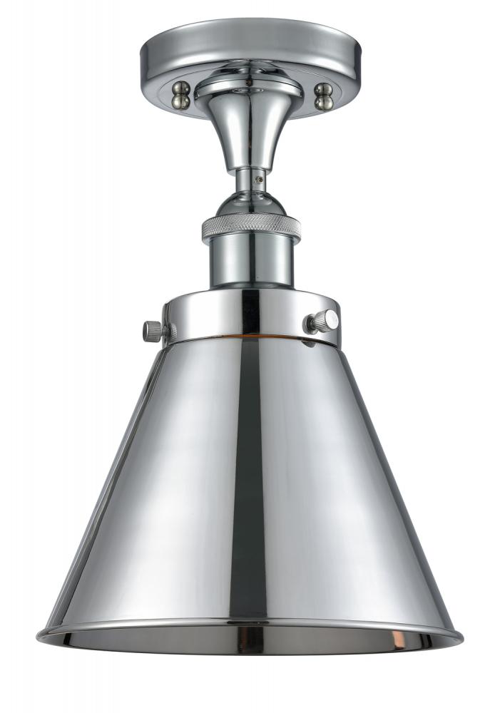 Appalachian - 1 Light - 7 inch - Polished Chrome - Semi-Flush Mount