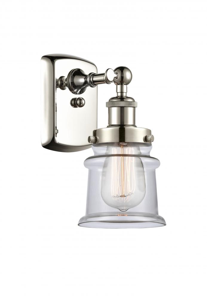 Canton - 1 Light - 6 inch - Polished Nickel - Sconce