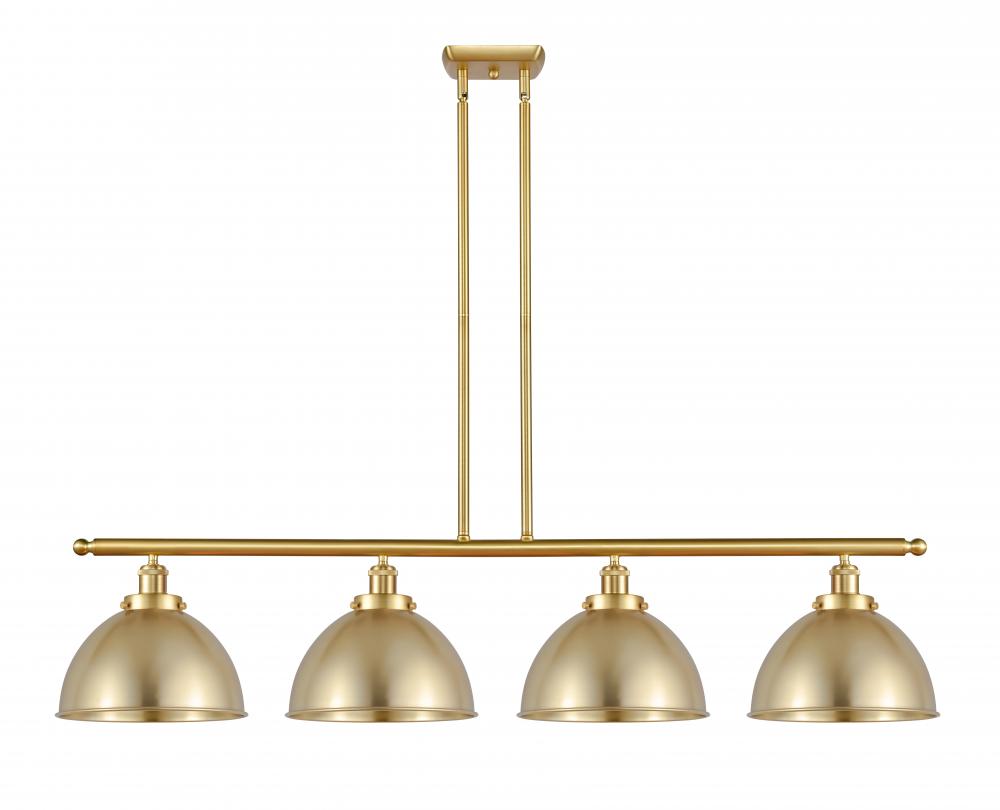 Derby - 4 Light - 48 inch - Satin Gold - Stem Hung - Island Light