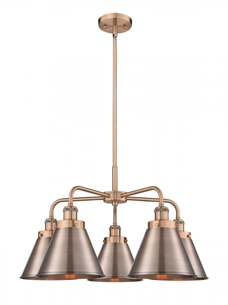 Appalachian - 5 Light - 27 inch - Antique Copper - Chandelier