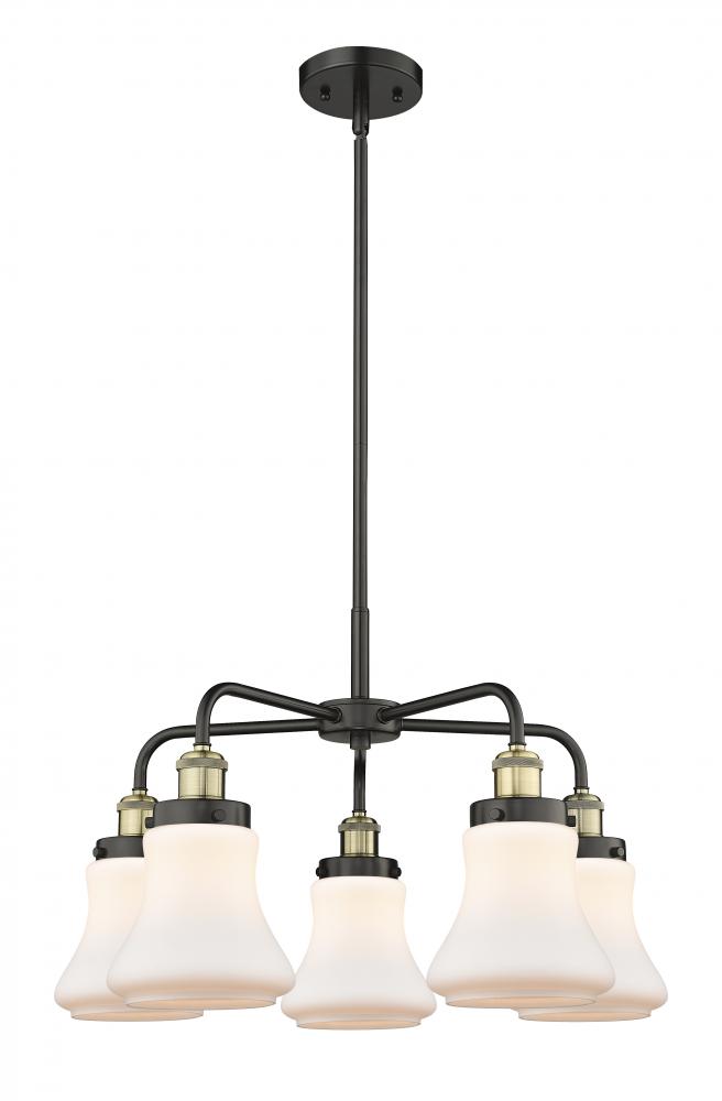 Bellmont - 5 Light - 25 inch - Black Antique Brass - Chandelier