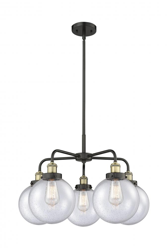 Beacon - 5 Light - 27 inch - Black Antique Brass - Chandelier