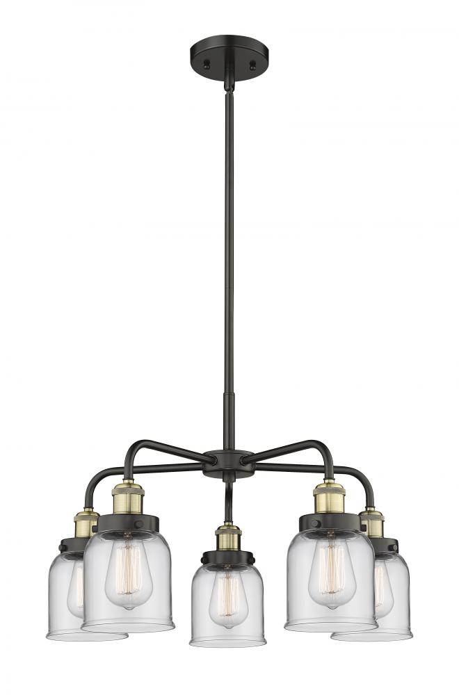 Edison - 5 Light - 24 inch - Black Antique Brass - Chandelier