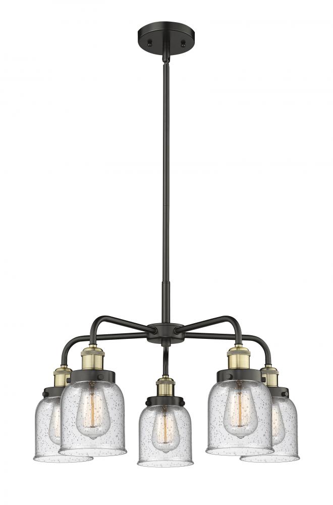 Cone - 5 Light - 24 inch - Black Antique Brass - Chandelier