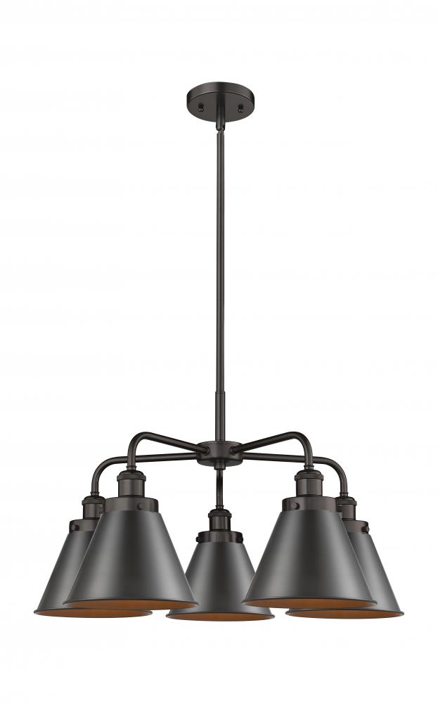 Appalachian - 5 Light - 27 inch - Oil Rubbed Bronze - Chandelier