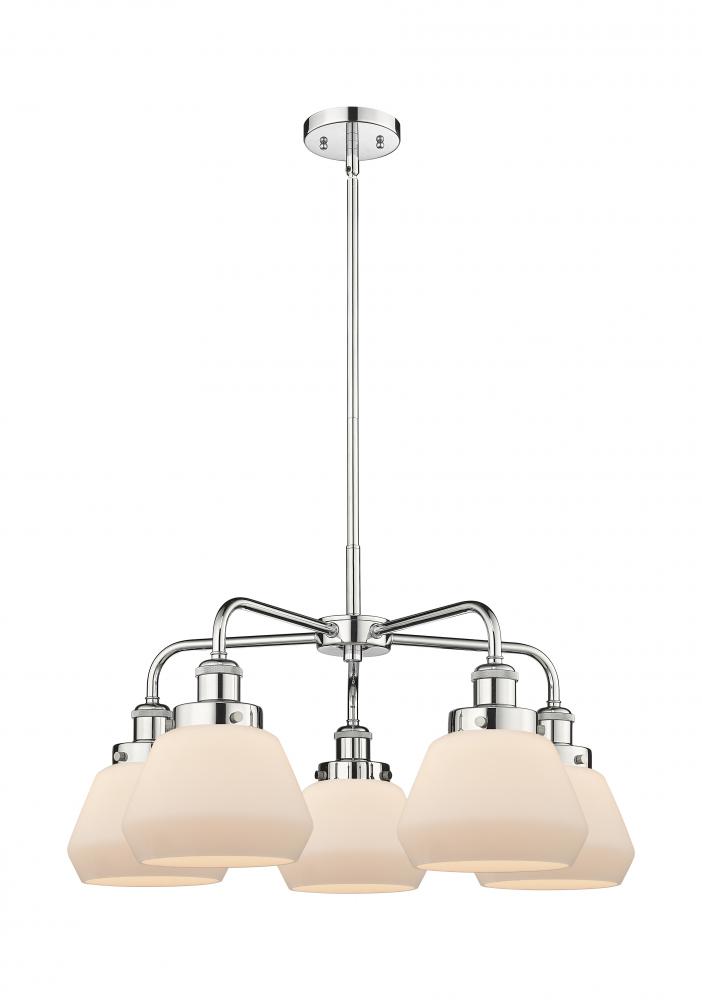 Fulton - 5 Light - 26 inch - Polished Chrome - Chandelier