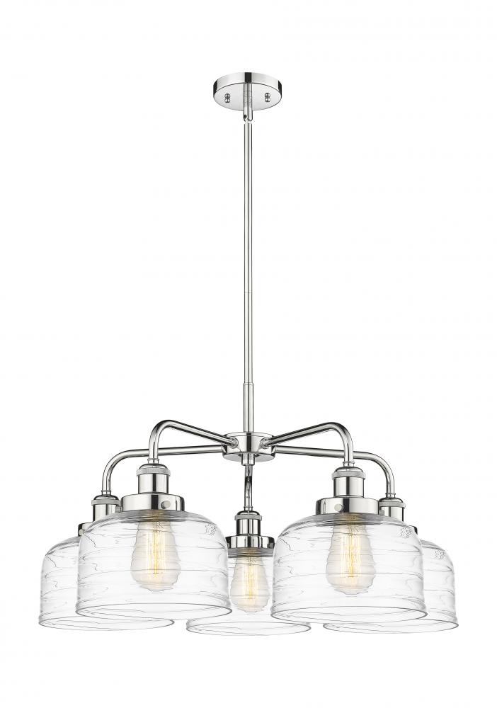 Bell - 5 Light - 26 inch - Polished Chrome - Chandelier