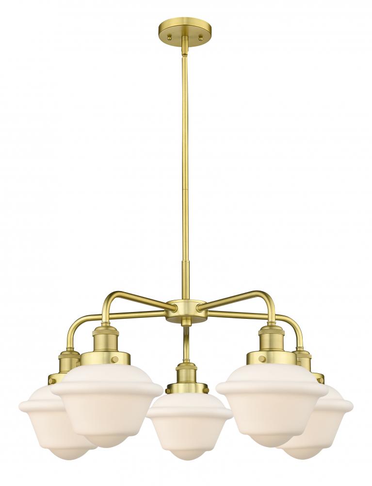 Oxford - 5 Light - 26 inch - Satin Gold - Chandelier