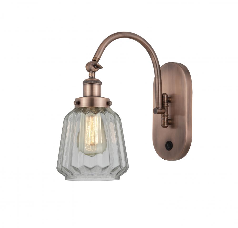 Chatham - 1 Light - 7 inch - Antique Copper - Sconce