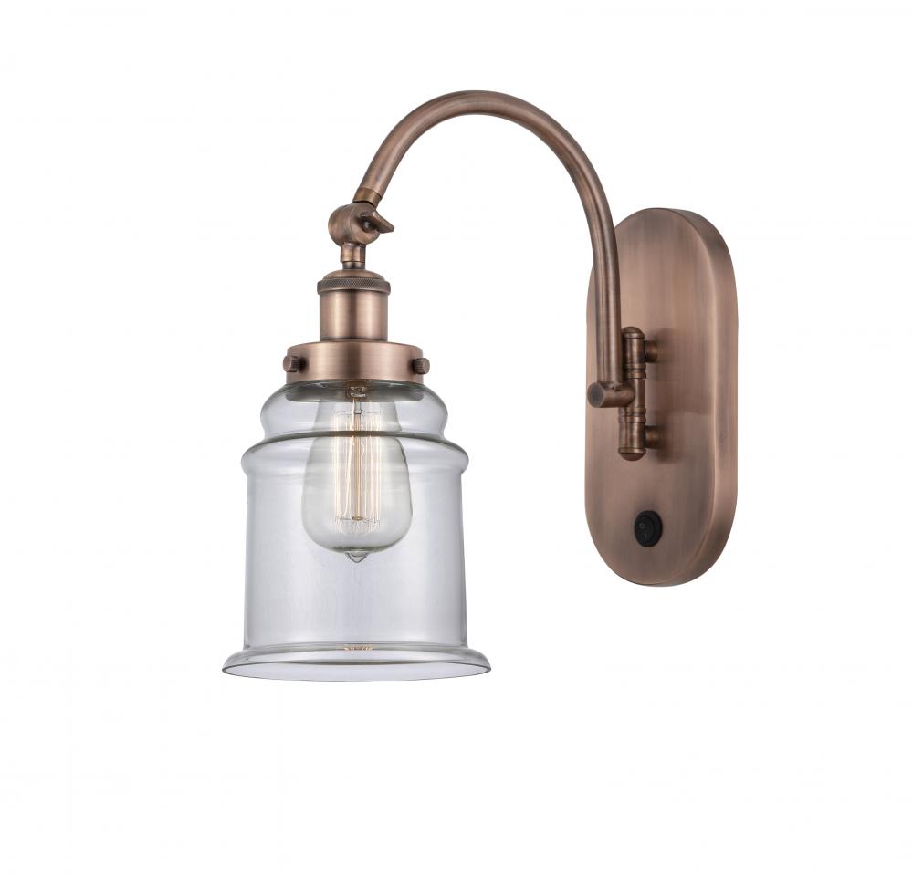 Canton - 1 Light - 7 inch - Antique Copper - Sconce