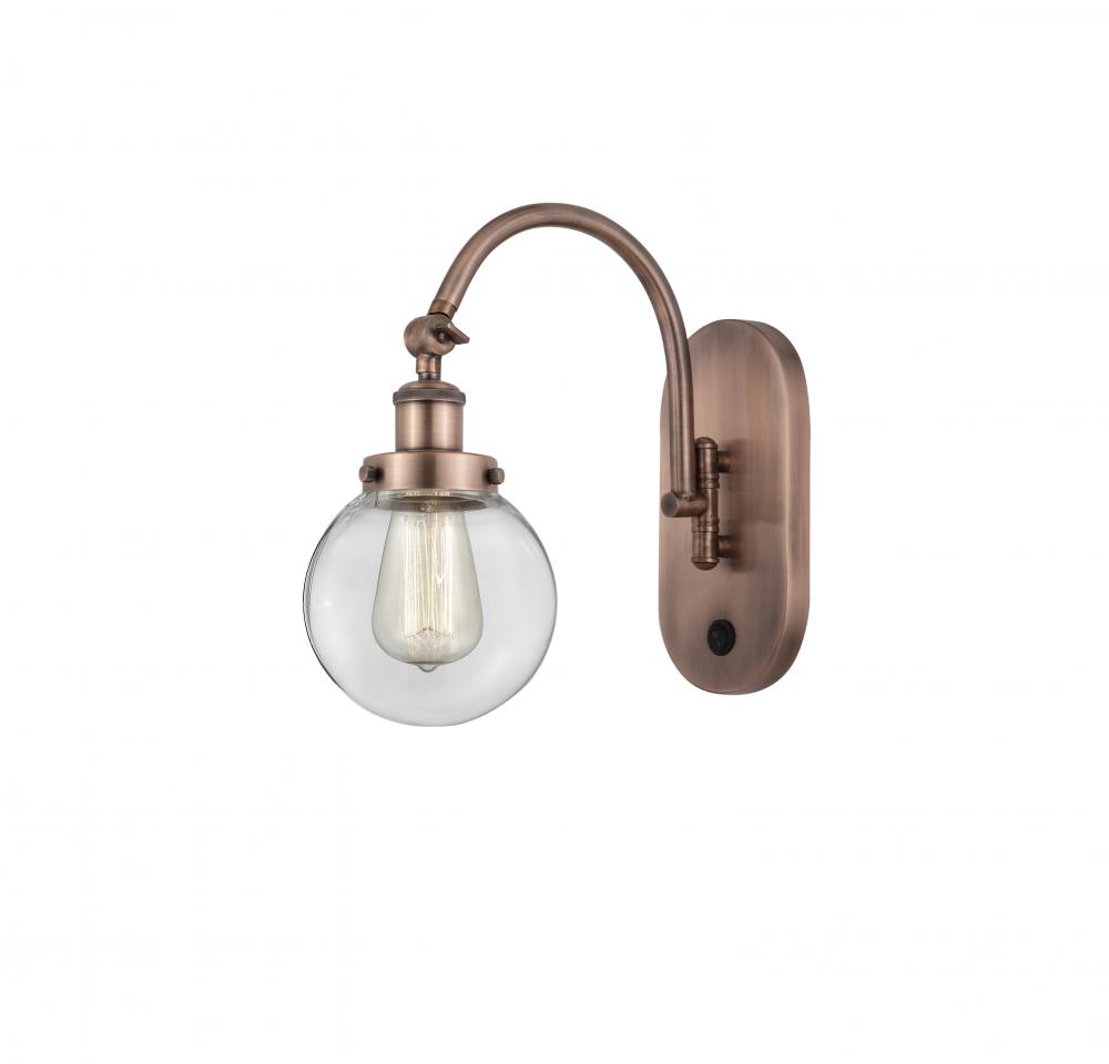 Beacon - 1 Light - 6 inch - Antique Copper - Sconce