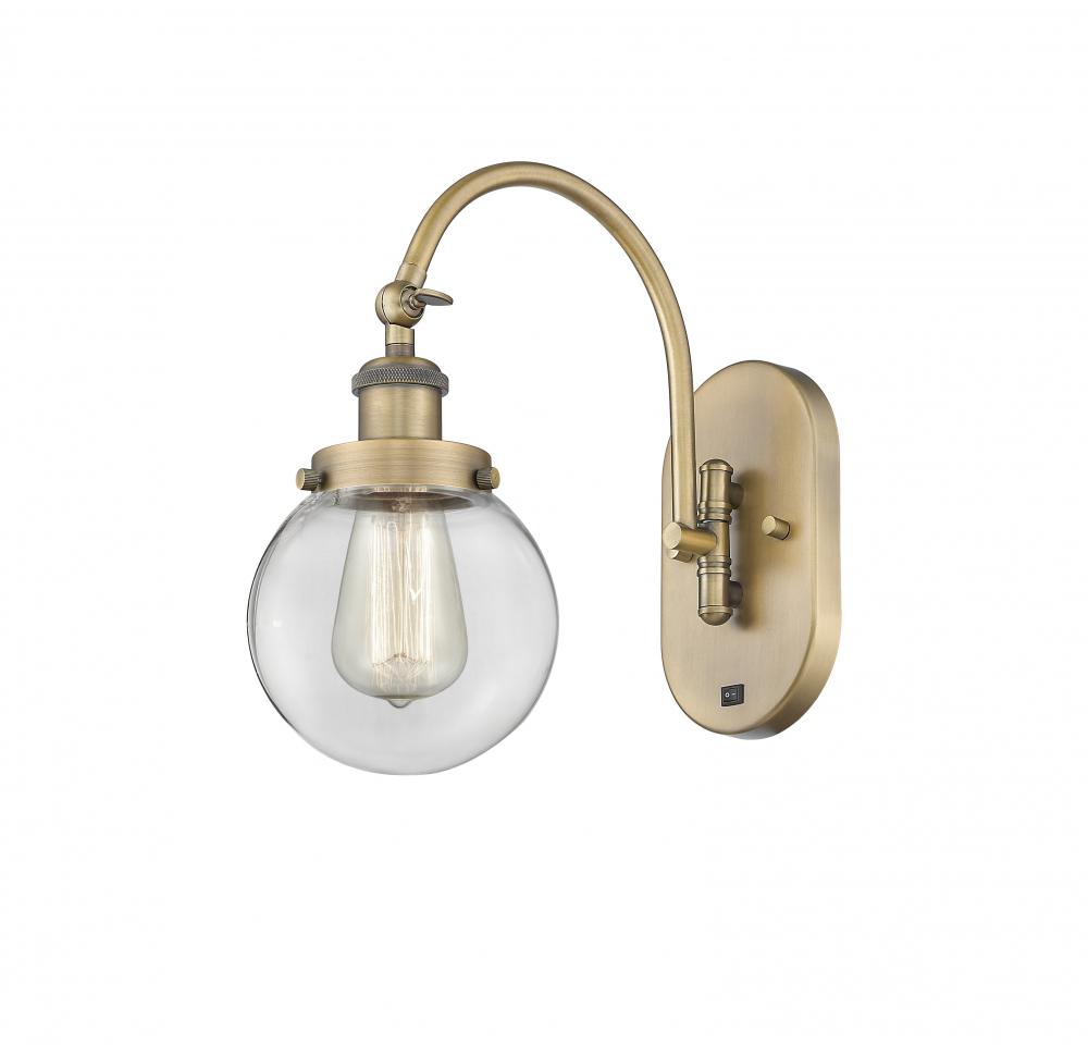 Beacon - 1 Light - 6 inch - Brushed Brass - Sconce