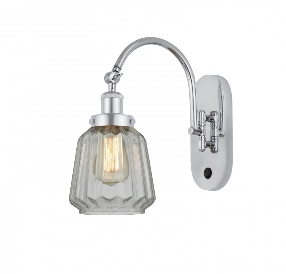 Chatham - 1 Light - 7 inch - Polished Chrome - Sconce