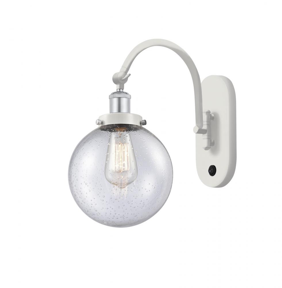 Beacon - 1 Light - 8 inch - White Polished Chrome - Sconce