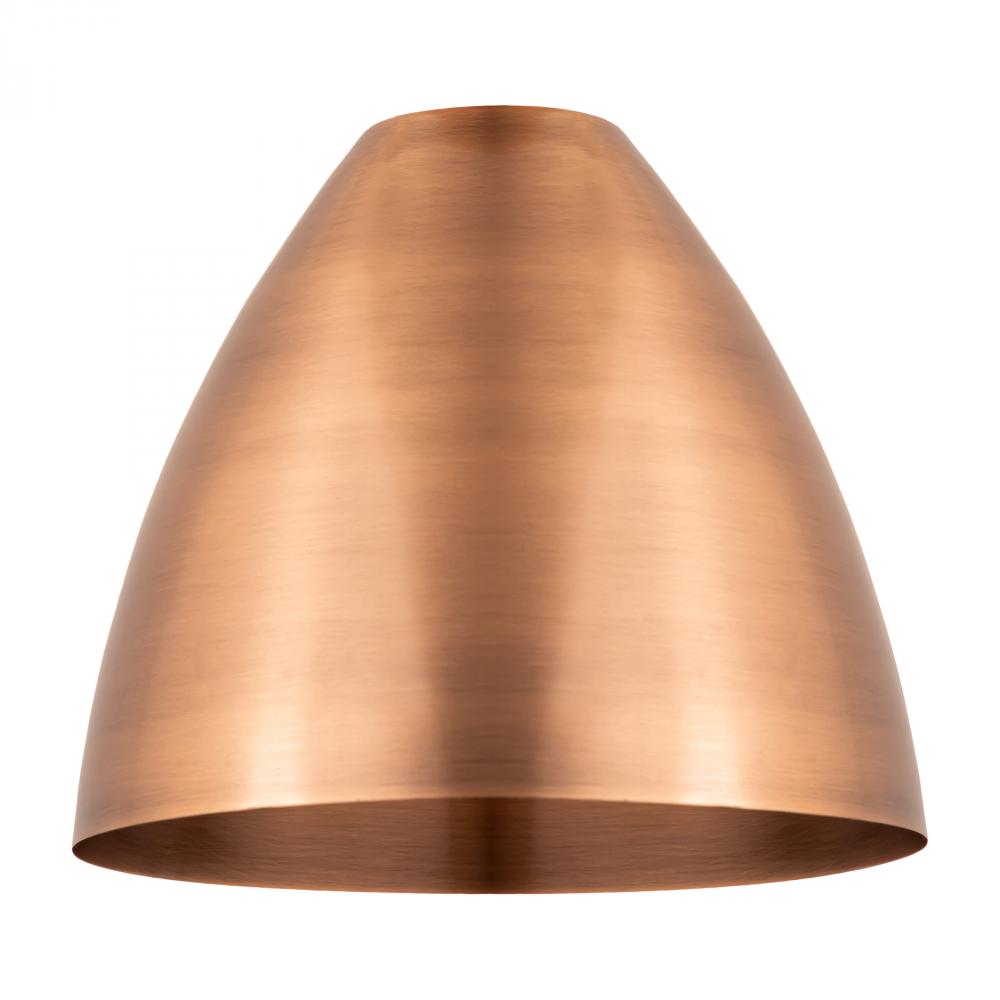 Metal Bristol Light 7.5 inch Antique Copper Metal Shade