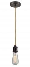 Innovations Lighting 100OB-10CR-1OB - Edison - 1 Light - 2 inch - Oil Rubbed Bronze - Cord hung - Mini Pendant