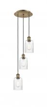 Innovations Lighting 113B-3P-AB-G342 - Hadley - 3 Light - 11 inch - Antique Brass - Cord Hung - Multi Pendant