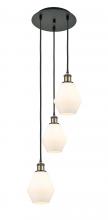 Innovations Lighting 113B-3P-BAB-G651-6 - Cindyrella - 3 Light - 13 inch - Black Antique Brass - Cord Hung - Multi Pendant