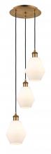 Innovations Lighting 113B-3P-BB-G651-6 - Cindyrella - 3 Light - 13 inch - Brushed Brass - Cord Hung - Multi Pendant