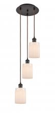 Innovations Lighting 113B-3P-OB-G341 - Hadley - 3 Light - 11 inch - Oil Rubbed Bronze - Cord Hung - Multi Pendant