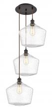 Innovations Lighting 113B-3P-OB-G654-12 - Cindyrella - 3 Light - 19 inch - Oil Rubbed Bronze - Cord Hung - Multi Pendant