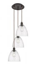 Innovations Lighting 113B-3P-OB-GBD-94 - Bristol - 3 Light - 16 inch - Oil Rubbed Bronze - Cord Hung - Multi Pendant