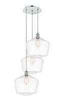 Innovations Lighting 113B-3P-PC-G652-12 - Cindyrella - 3 Light - 19 inch - Polished Chrome - Cord Hung - Multi Pendant