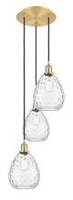 Innovations Lighting 113B-3P-SG-G372 - Waverly - 3 Light - 15 inch - Satin Gold - Cord Hung - Multi Pendant